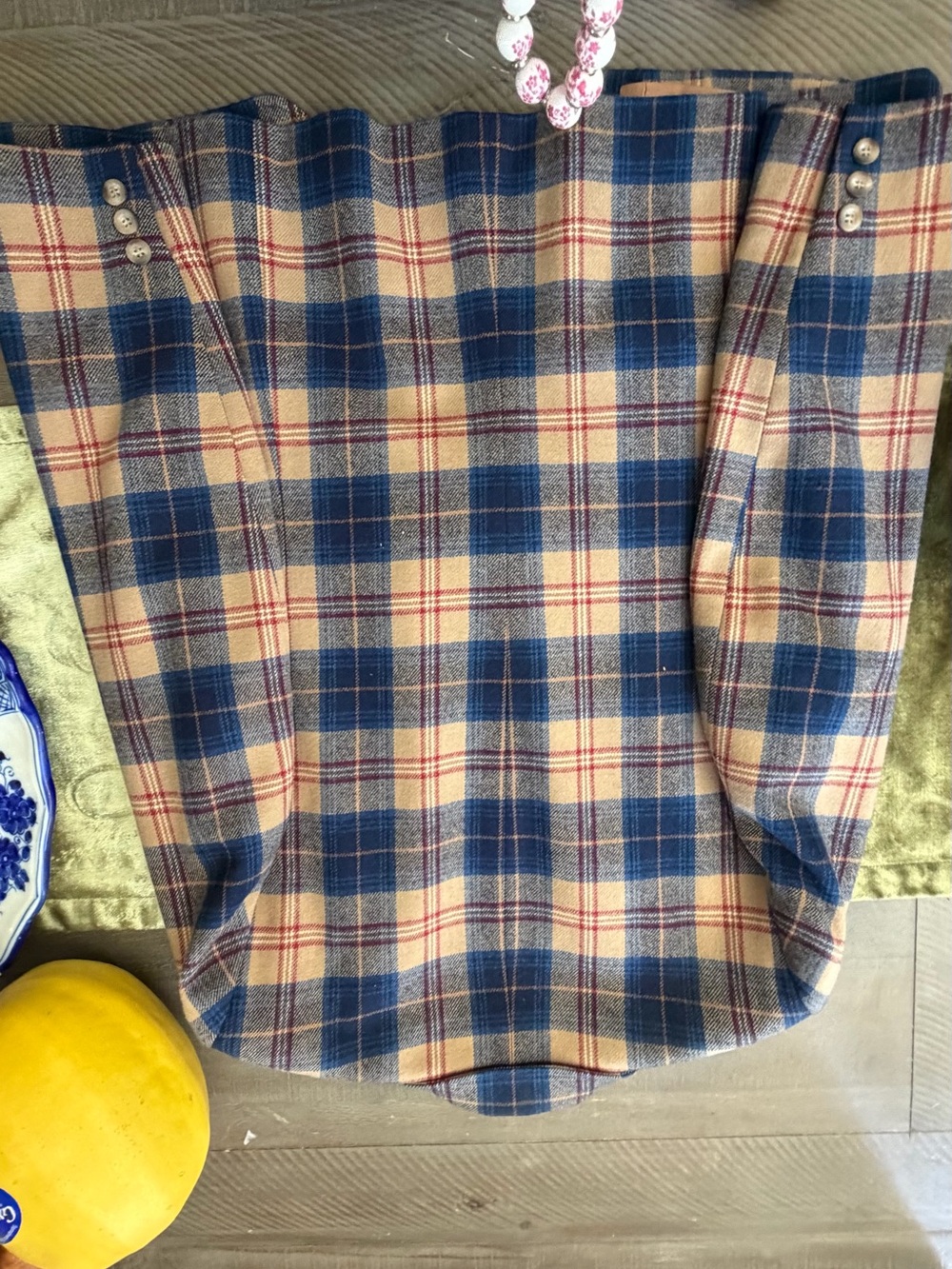 Pendleton Plaid Blazer in Blue, Tan and Red - Picture 15 of 15